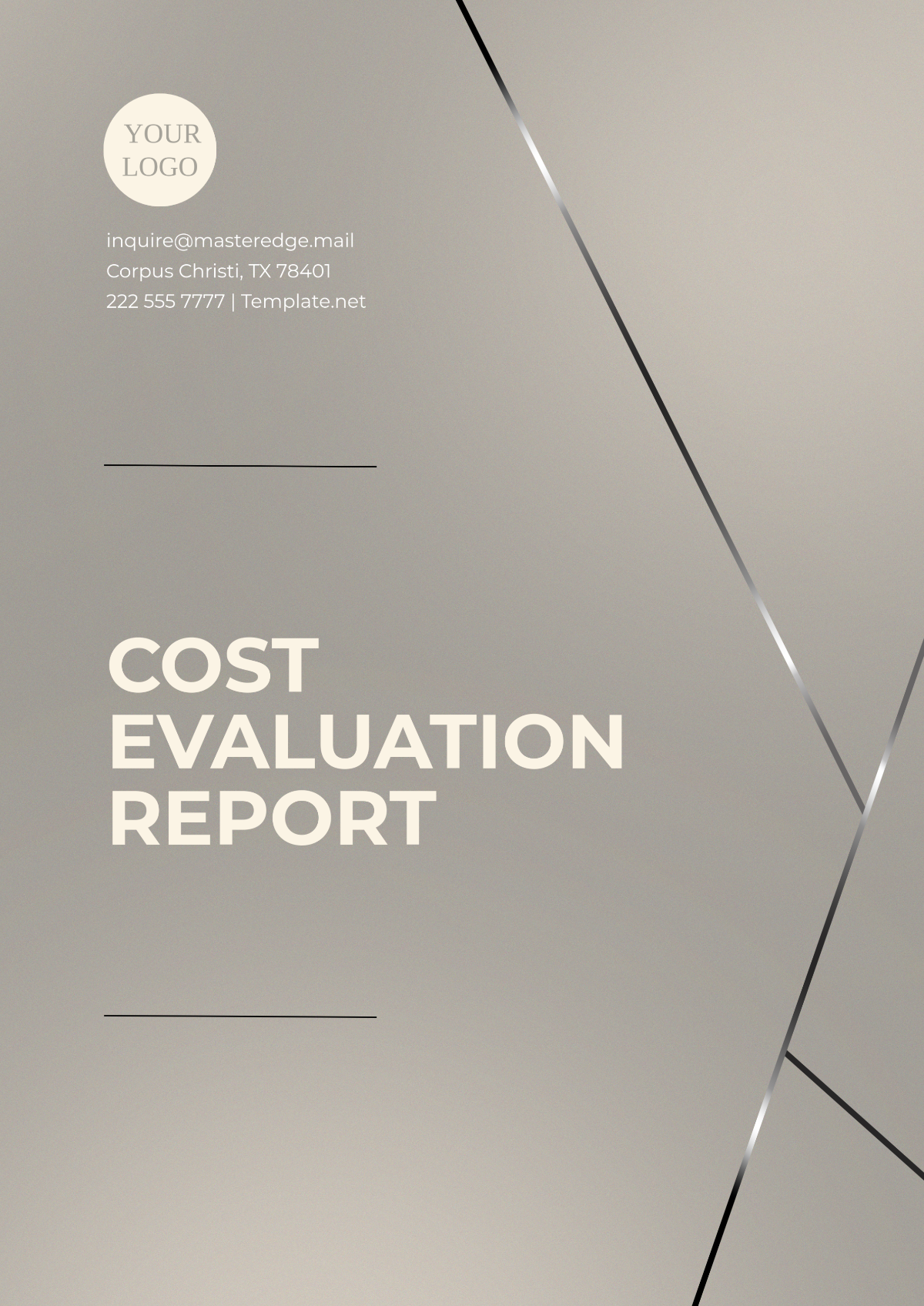 Cost Evaluation Report Template - Edit Online & Download