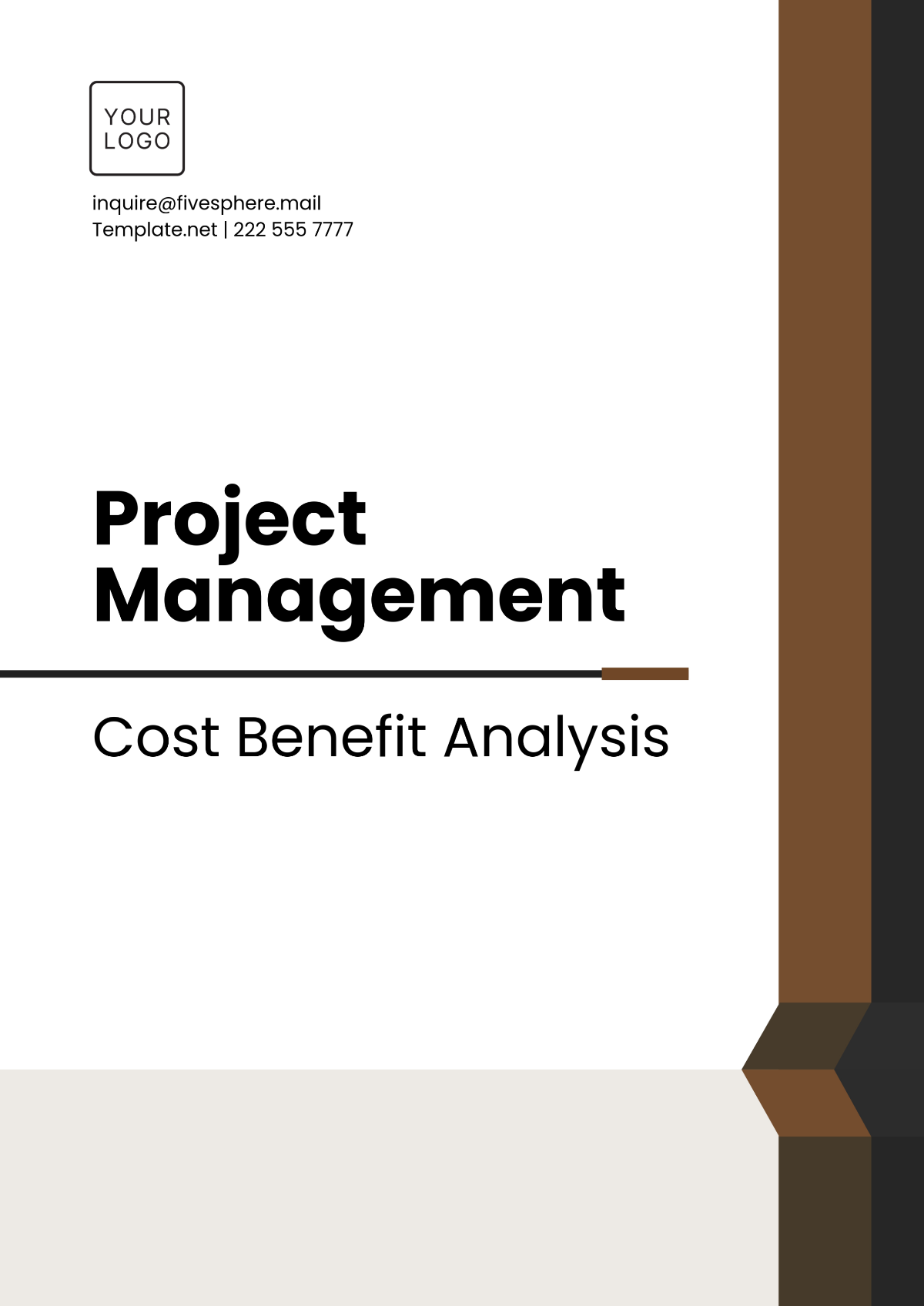 Free Project Management Cost Benefit Analysis Template