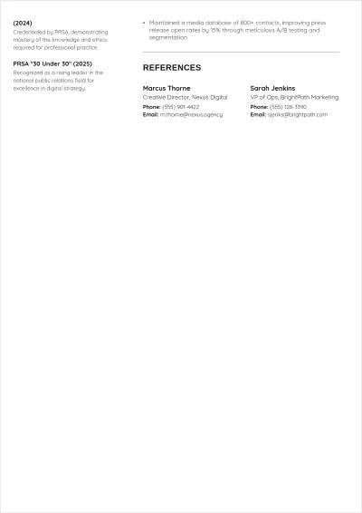 Free Resume Personal Statement ATS Resume Template, AI Resume Builder