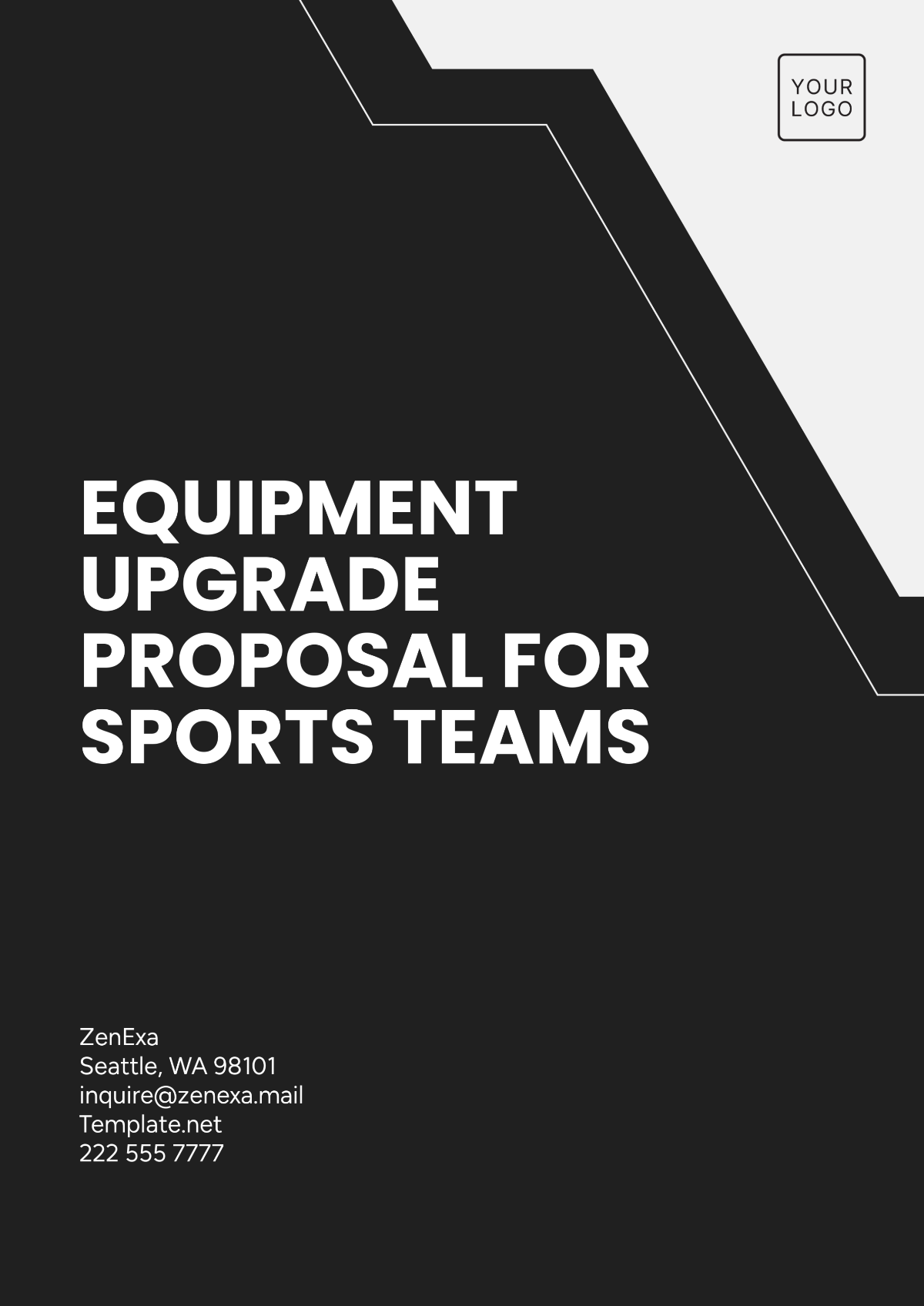 Equipment Upgrade Proposal for Sports Teams Template - Edit Online & Download