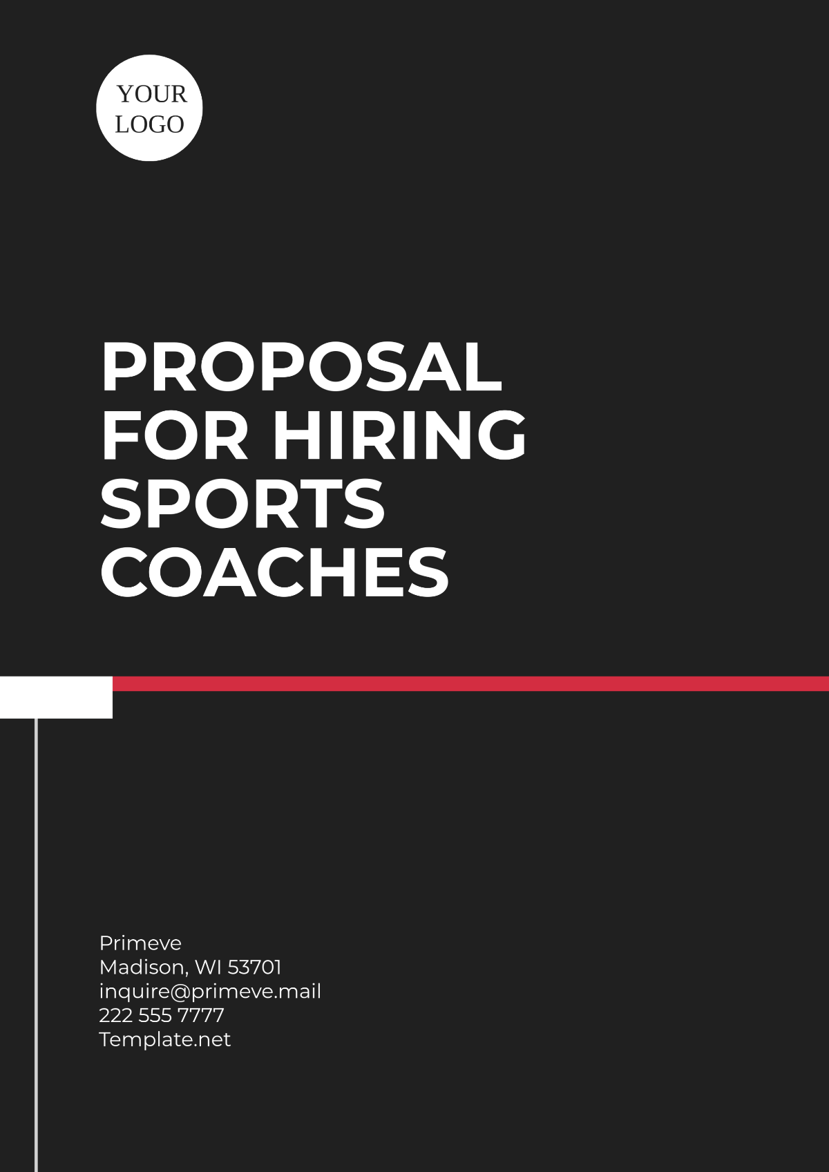 Proposal for Hiring Sports Coaches Template - Edit Online & Download