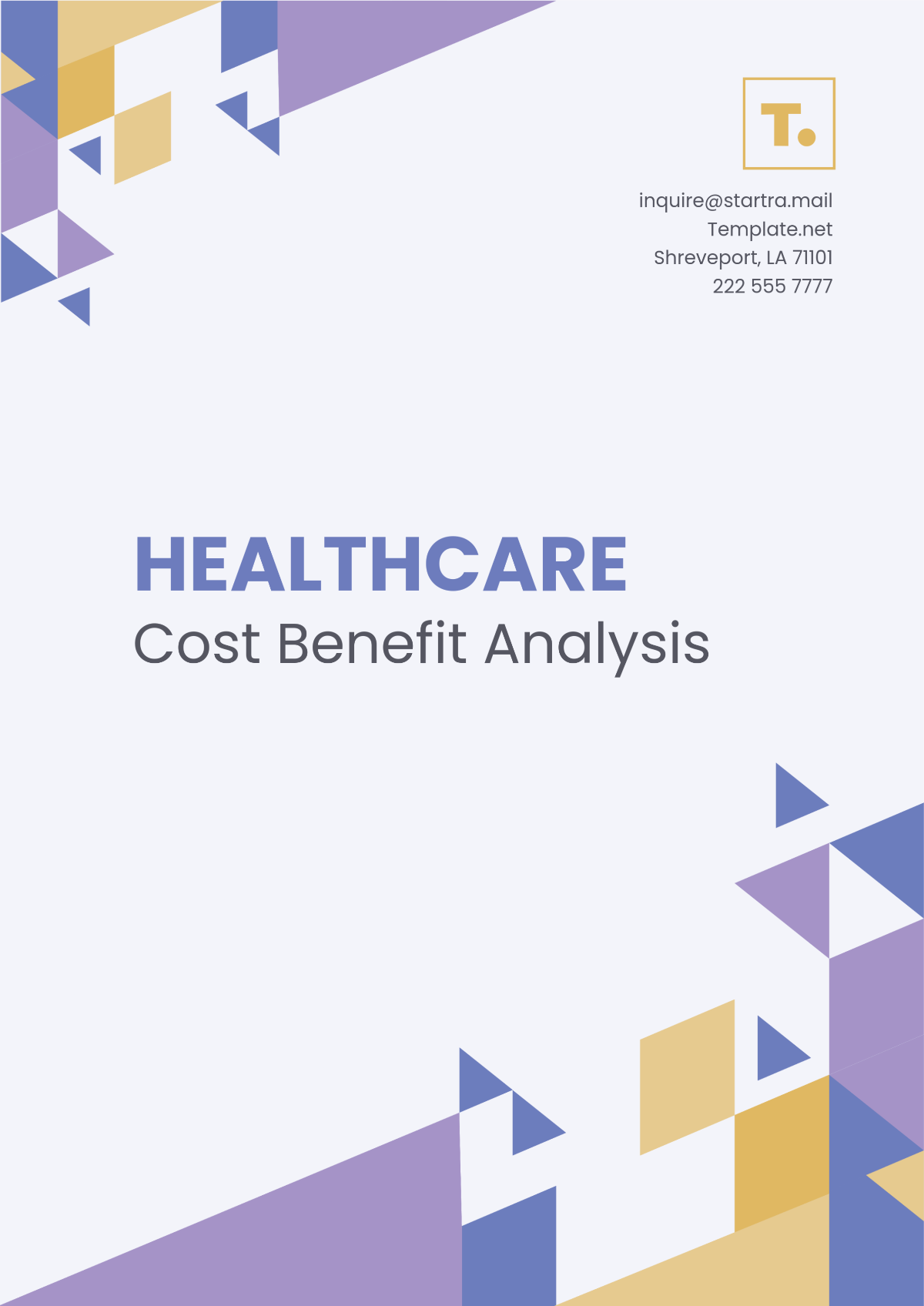 Free Healthcare Cost Benefit Analysis Template