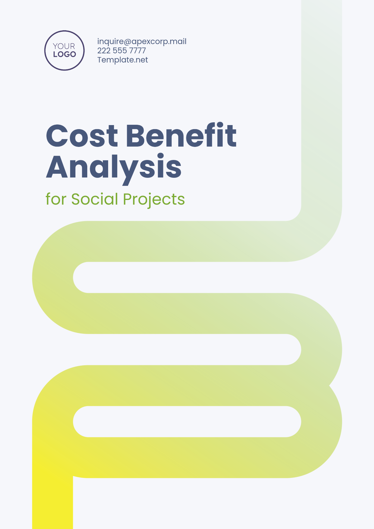 Cost Benefit Analysis for Social Projects Template - Edit Online & Download