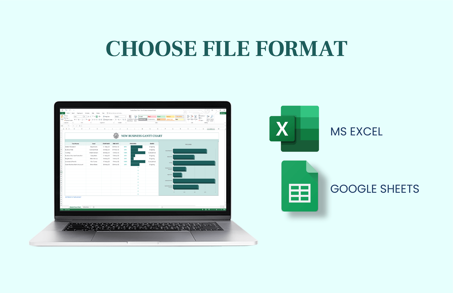 New Business Gantt Chart 