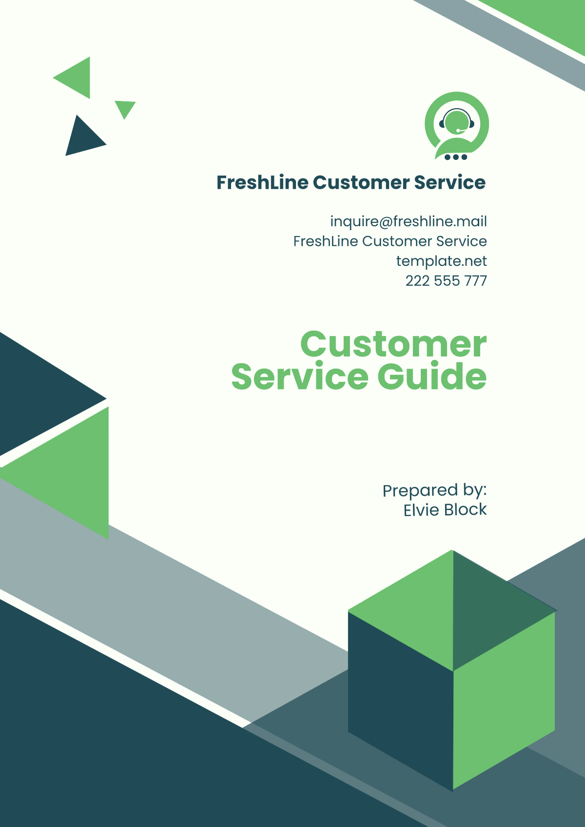 Customer Service Guide Template - Edit Online & Download