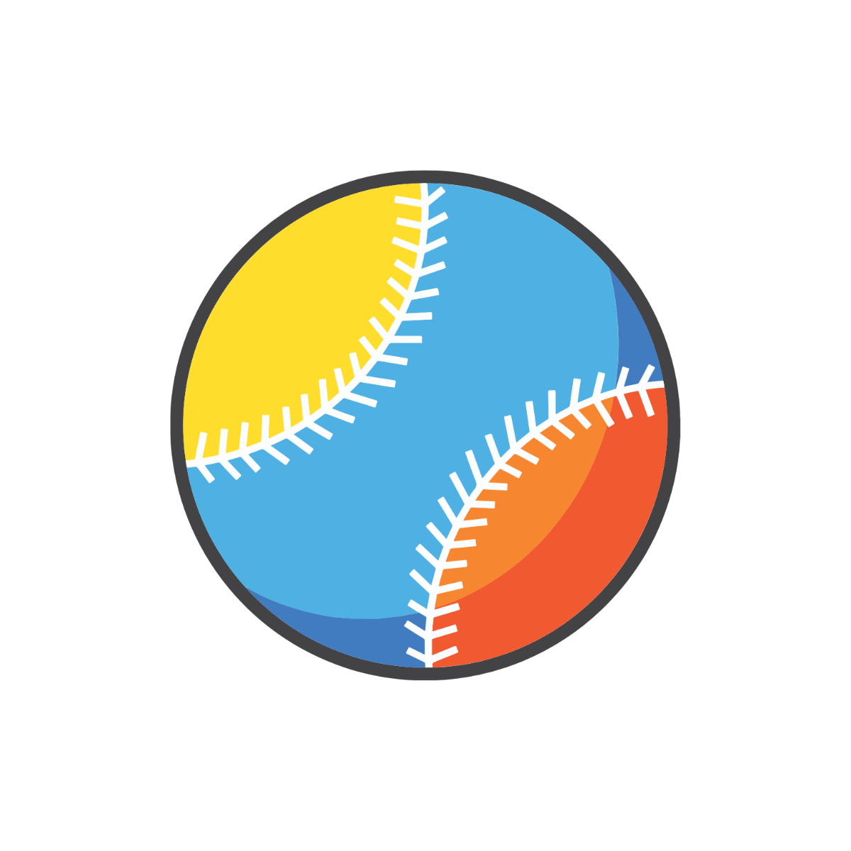 Free Colorful Baseball Clipart Template - Edit Online & Download