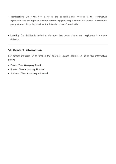 Free Industrial Equipment Maintenance Proposal Template to Edit Online