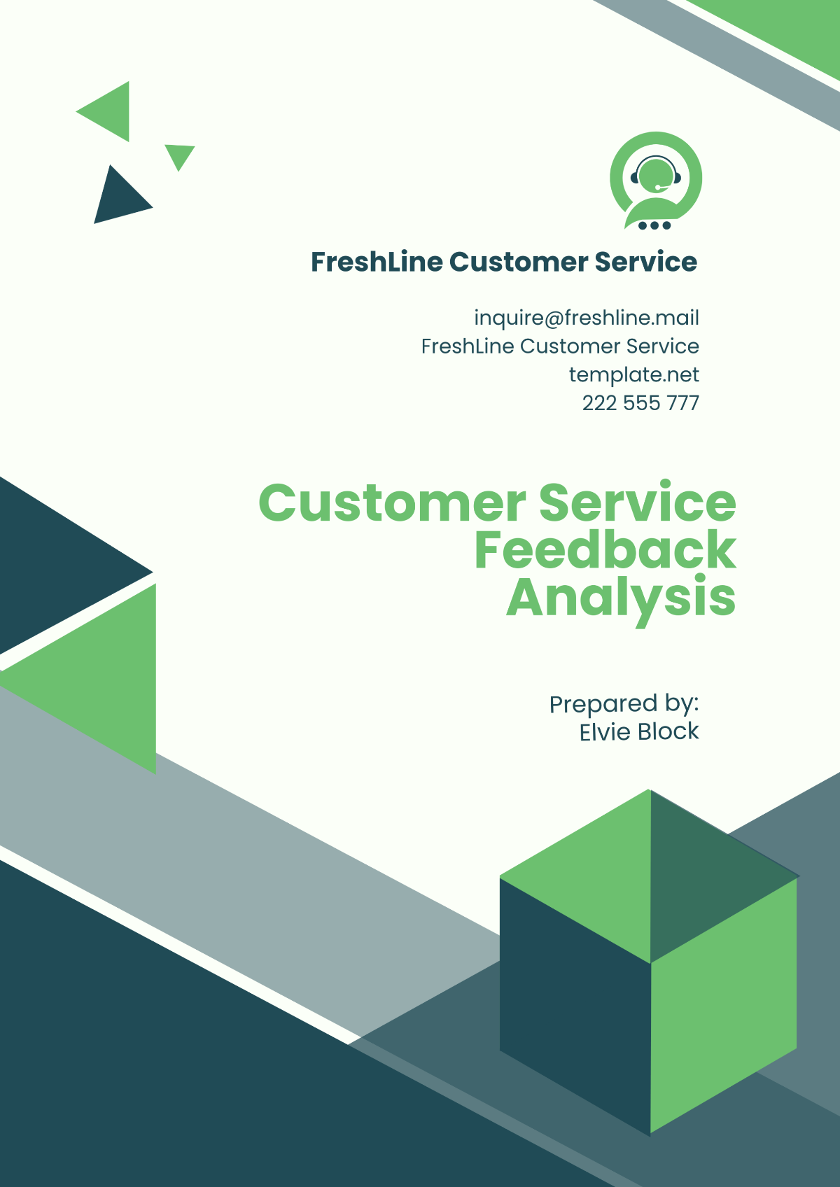 Customer Service Feedback Analysis Template - Edit Online & Download