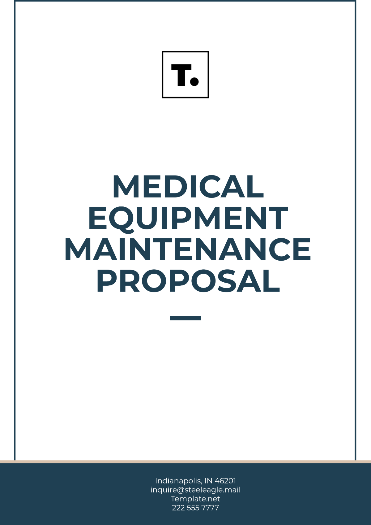 Medical Equipment Maintenance Proposal Template - Edit Online & Download