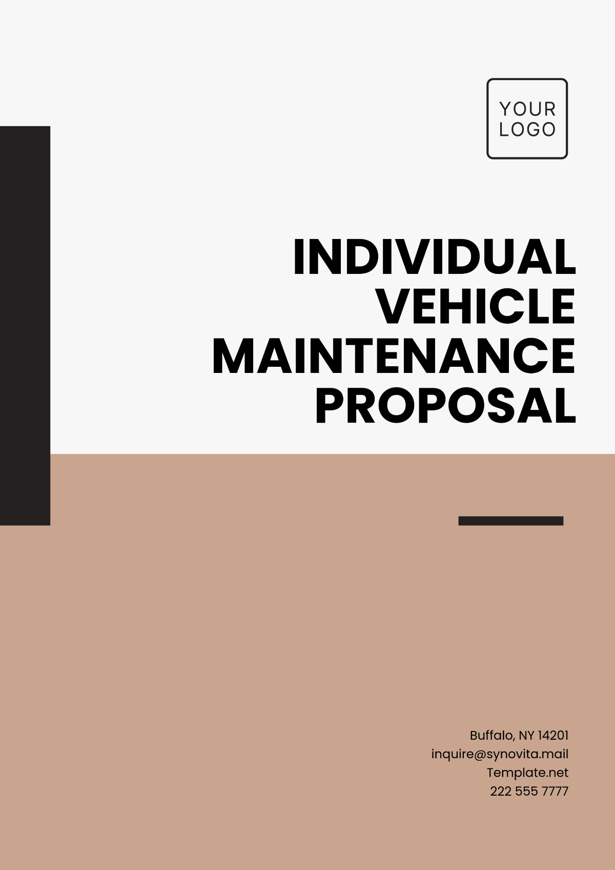 Individual Vehicle Maintenance Proposal Template - Edit Online & Download