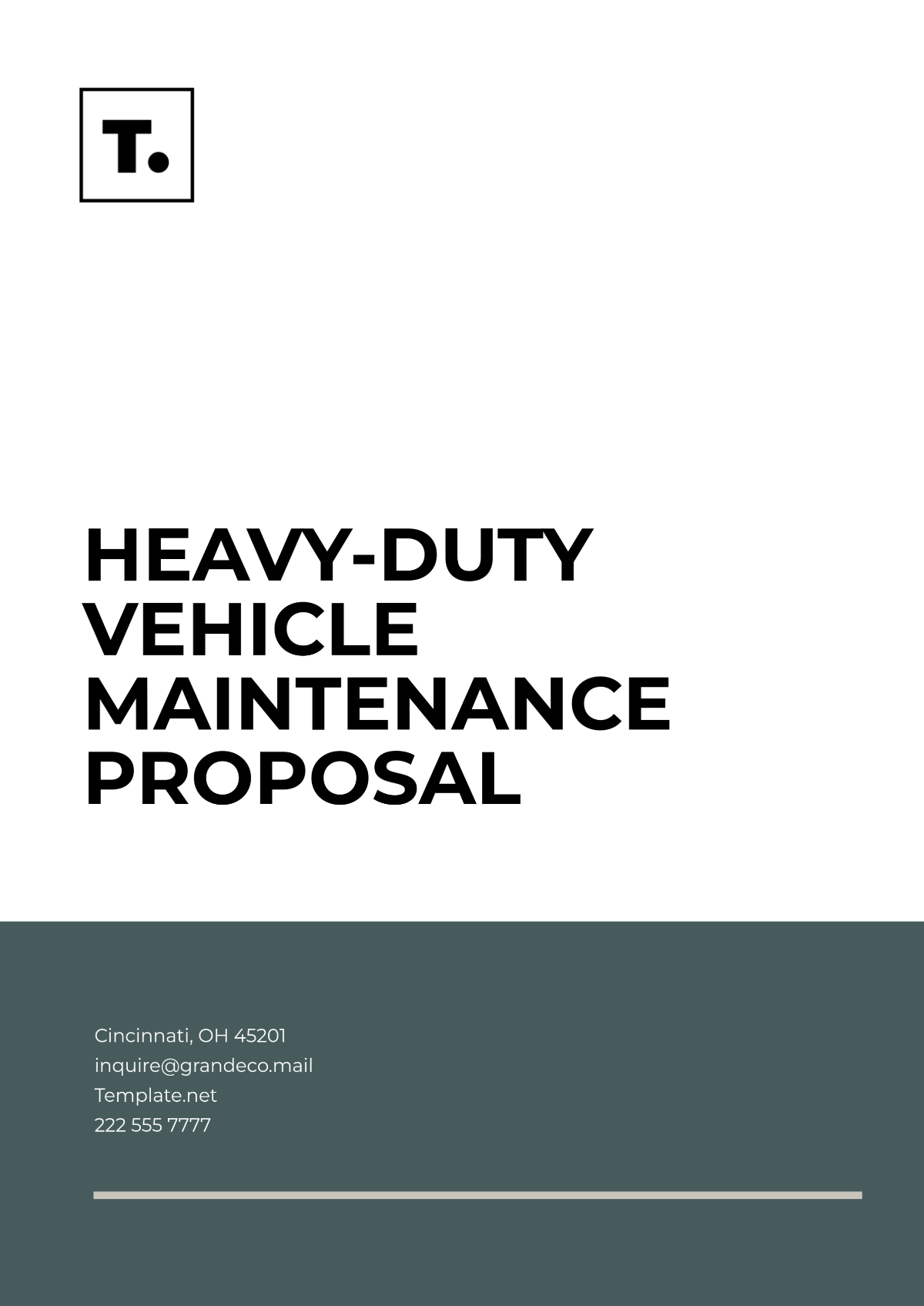 Free Maintenance Proposal Templates Editable And Printable Free Maintenance Proposal Templates Editable And Printable