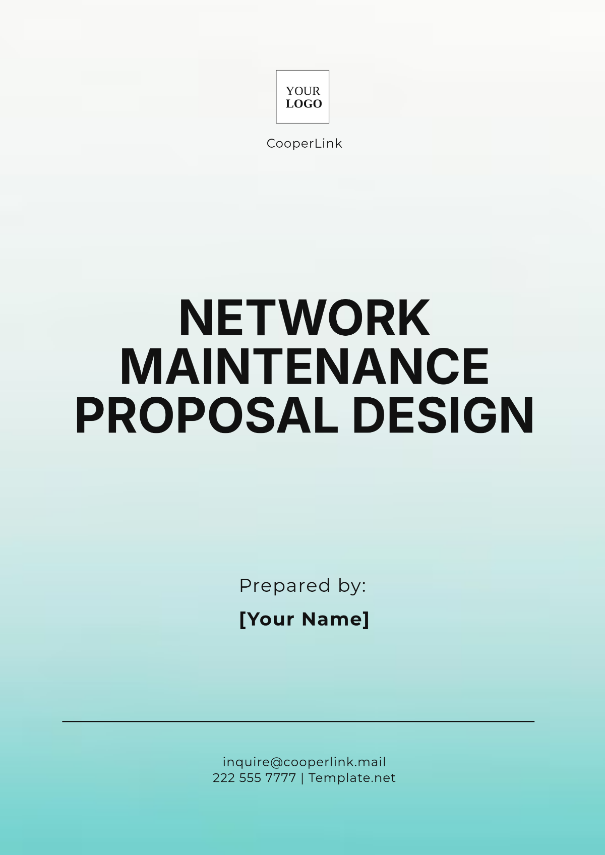 Free Maintenance Proposal Templates Editable And Printable Free Maintenance Proposal Templates Editable And Printable
