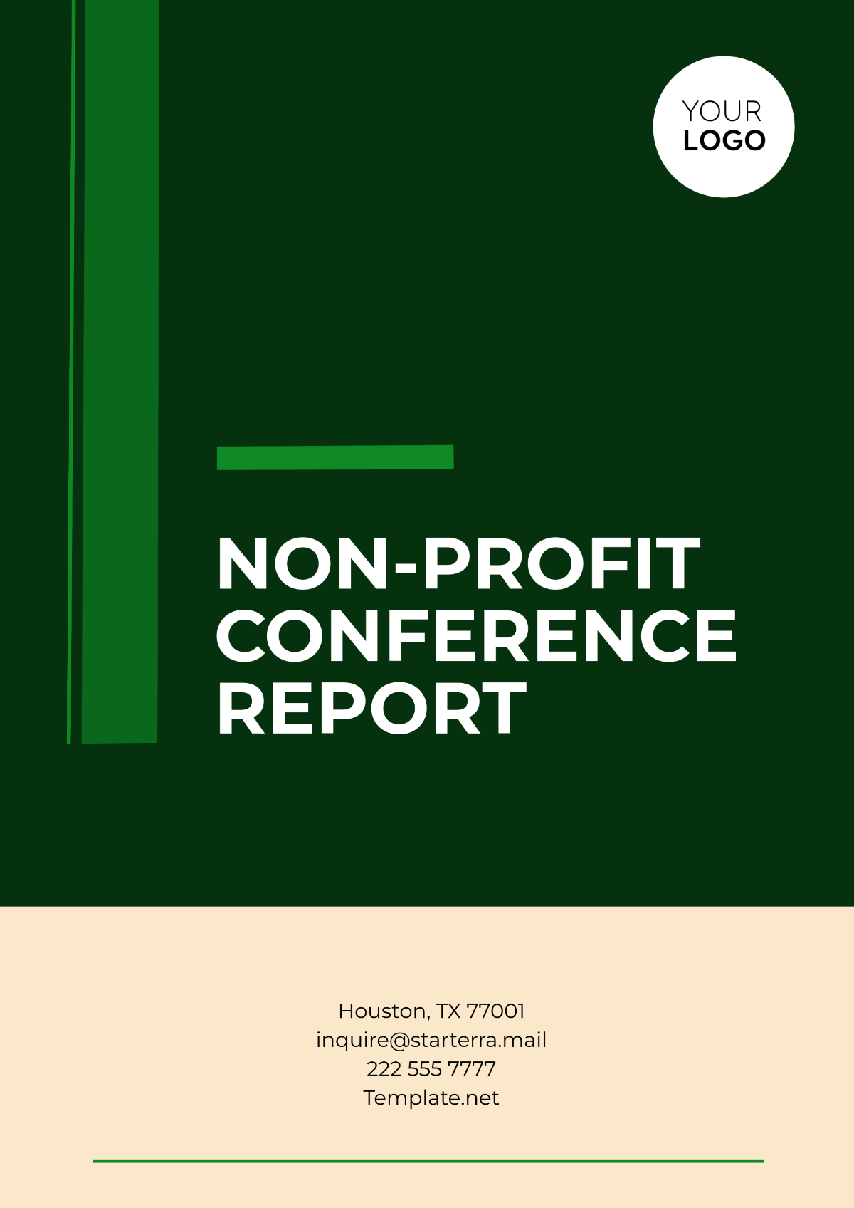 Non-Profit Conference Report Template - Edit Online & Download