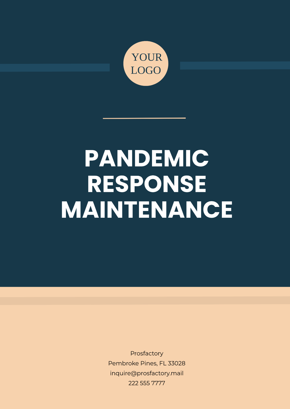 Pandemic Response Maintenance Proposal Template - Edit Online & Download