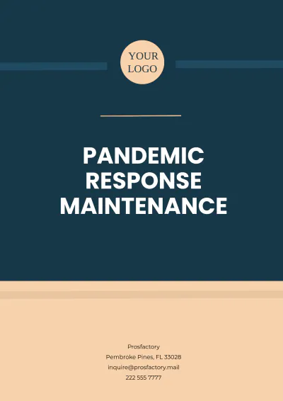 Free Pandemic Response Maintenance Proposal Template to Edit Online