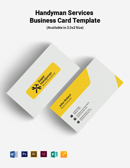 free printable handyman business card templates