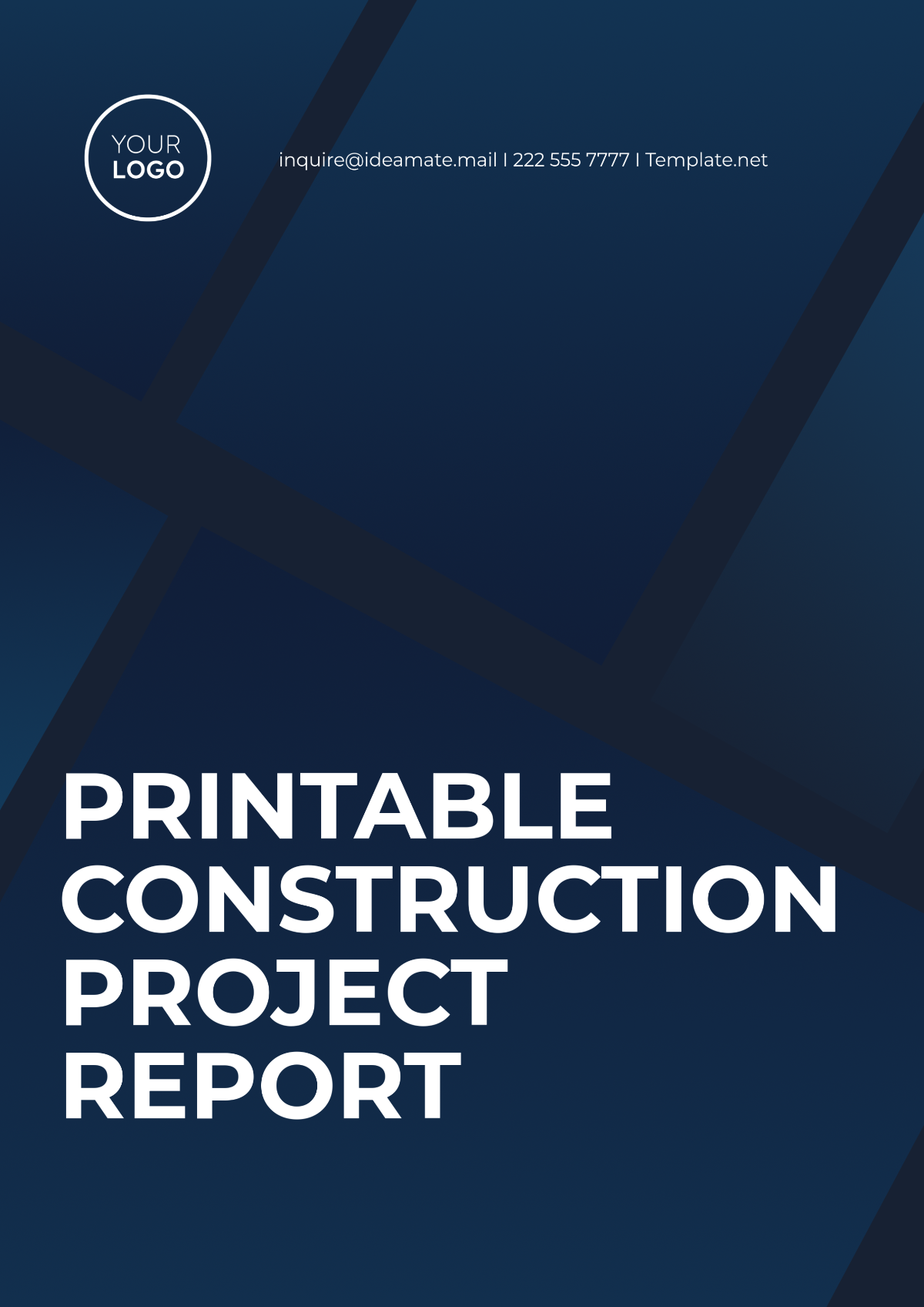 Free Weekly Construction Report Template To Edit Online