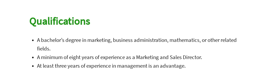 Free Marketing and Sales Director Job Description Template 5.jpe