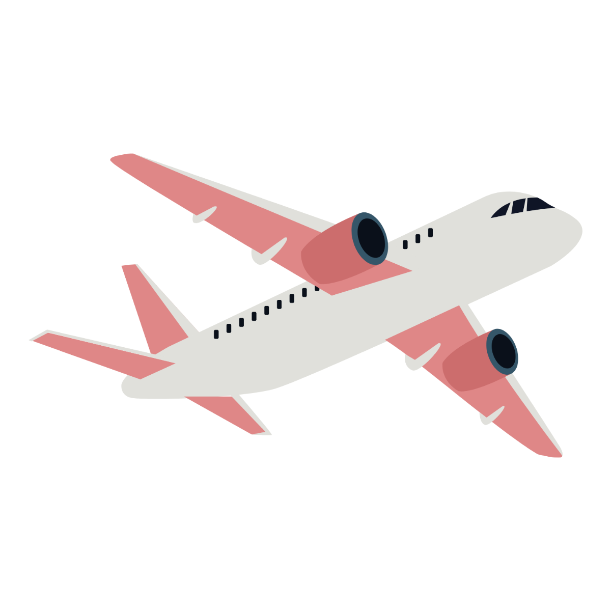 Simple Airplane Clipart - Edit Online | Template.net