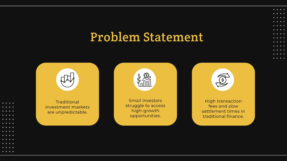 Free Crypto Investment Pitch Deck Template to Edit Online