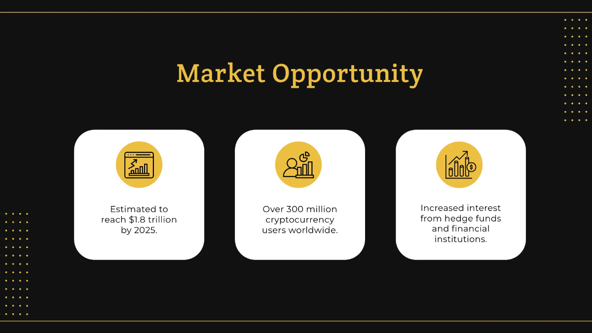 Free Crypto Investment Pitch Deck Template to Edit Online
