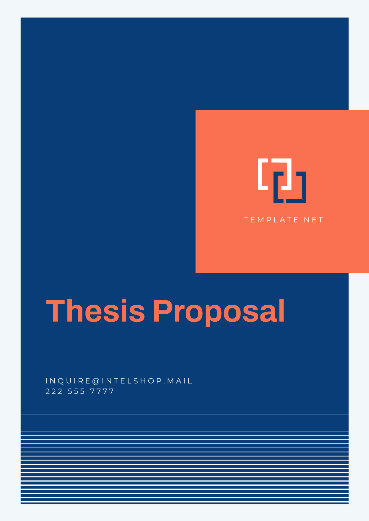 Thesis Proposal Template - Edit Online & Download