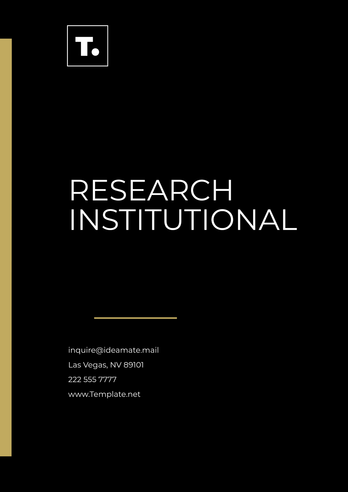 Research Thesis Template - Edit Online & Download