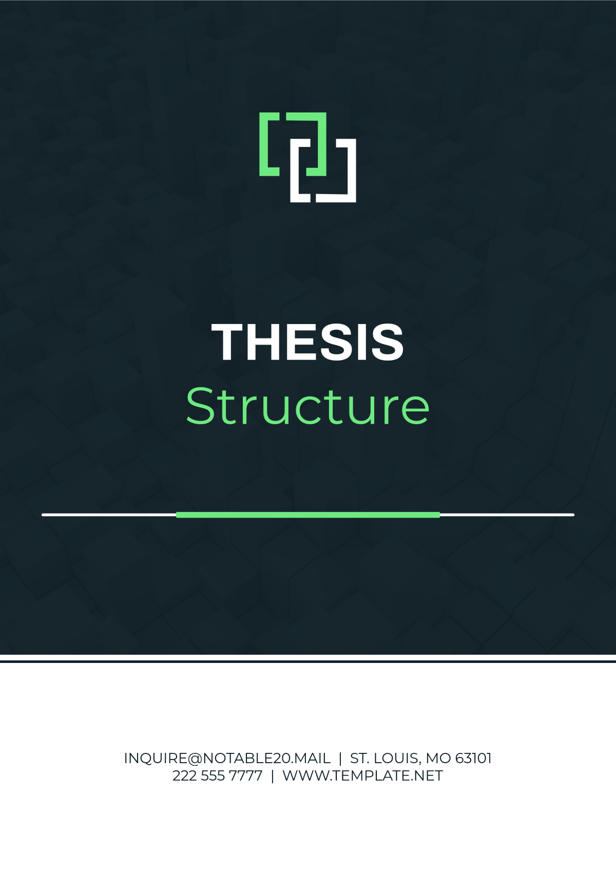 Professional Thesis Structure Template - Edit Online & Download