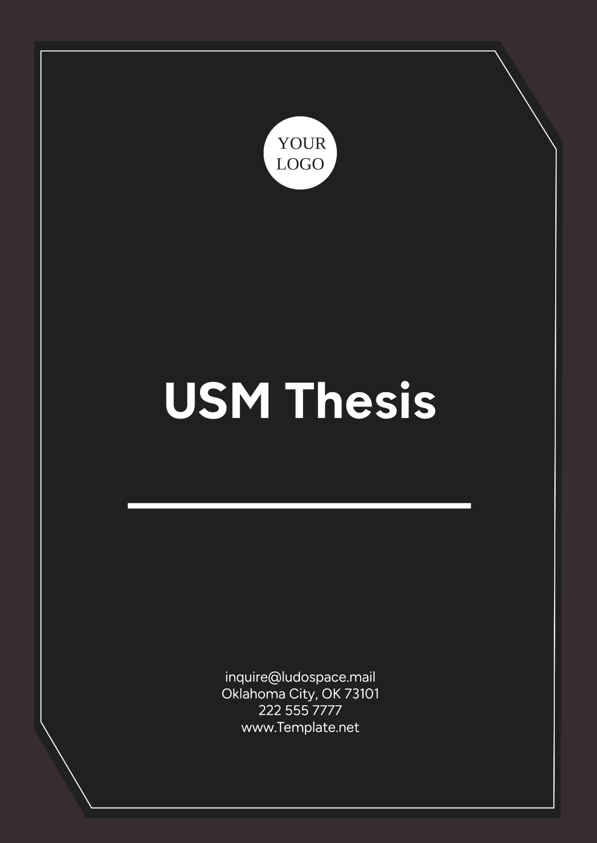 USM Thesis Layout Template - Edit Online & Download