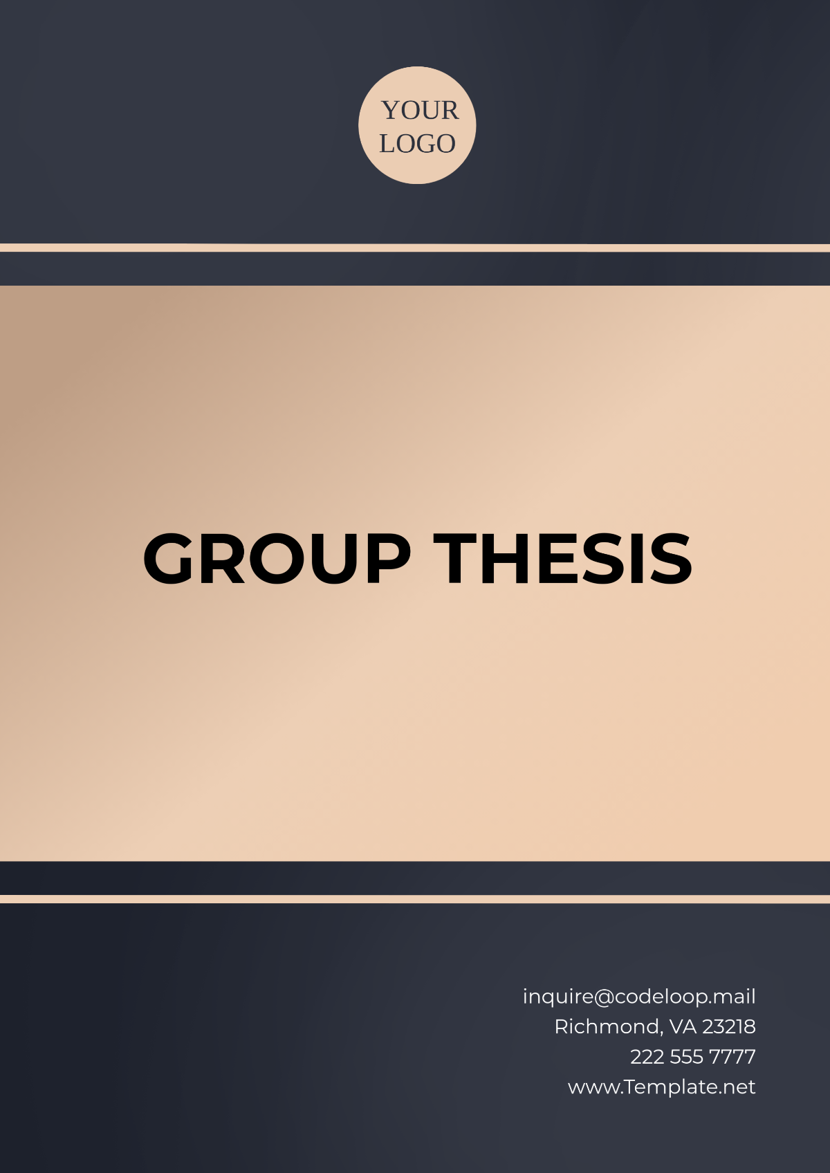 Simple Group Thesis Template - Edit Online & Download