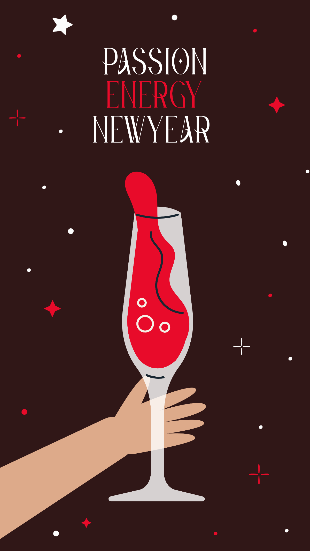 Free Red New Year Wallpaper Template - Edit Online & Download