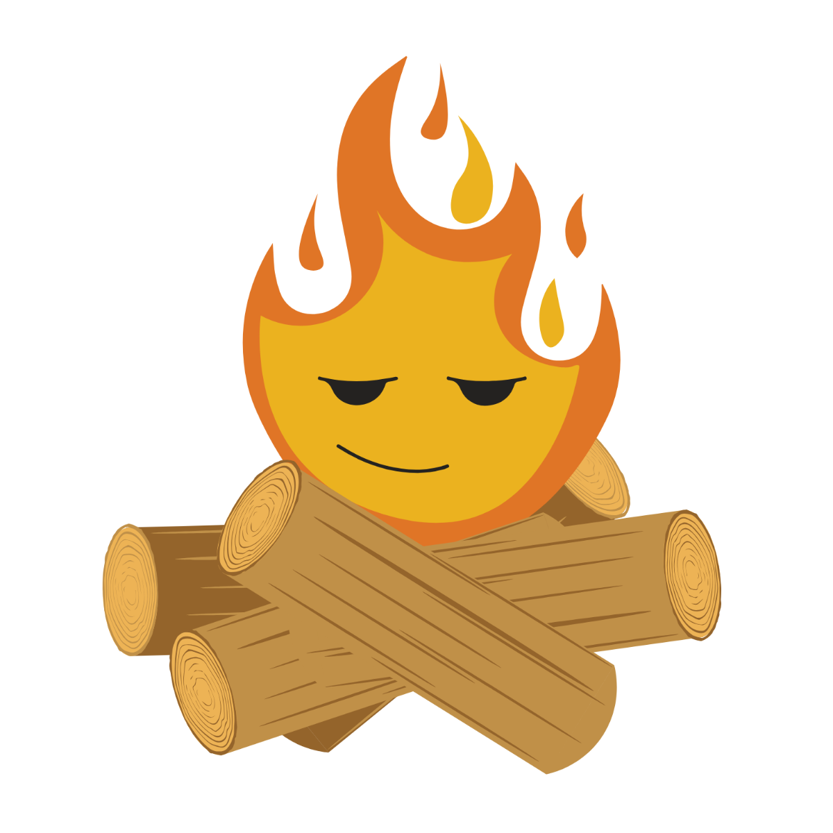 Free Cartoon Fire Clipart Template