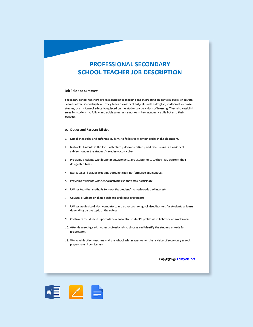 secondary-teacher-templates-design-free-download-template