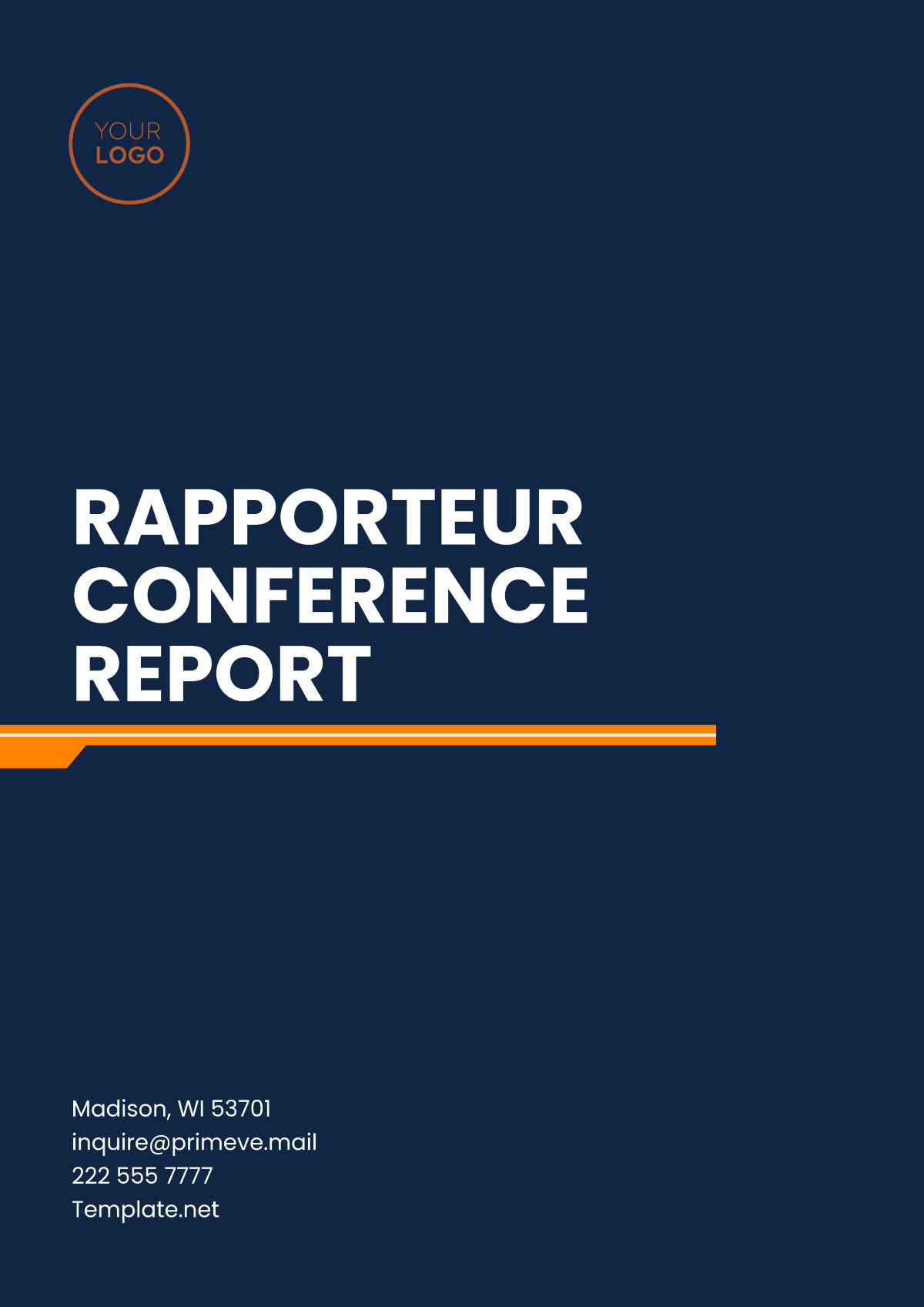 Rapporteur Conference Report Template - Edit Online & Download