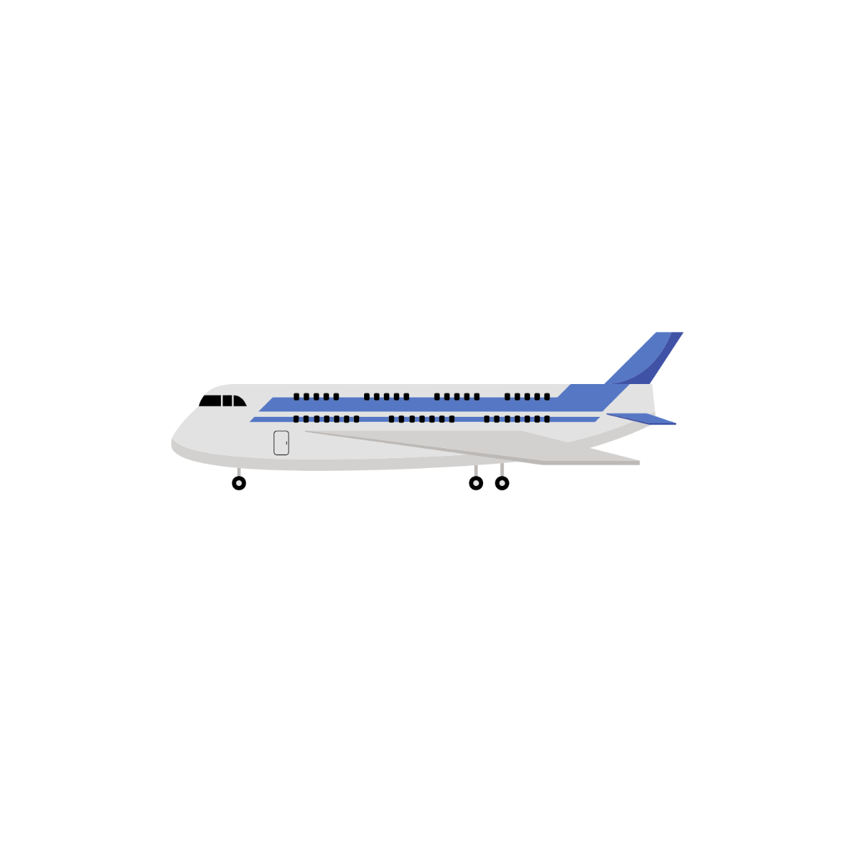 Commercial Airplane Clipart - Edit Online | Template.net