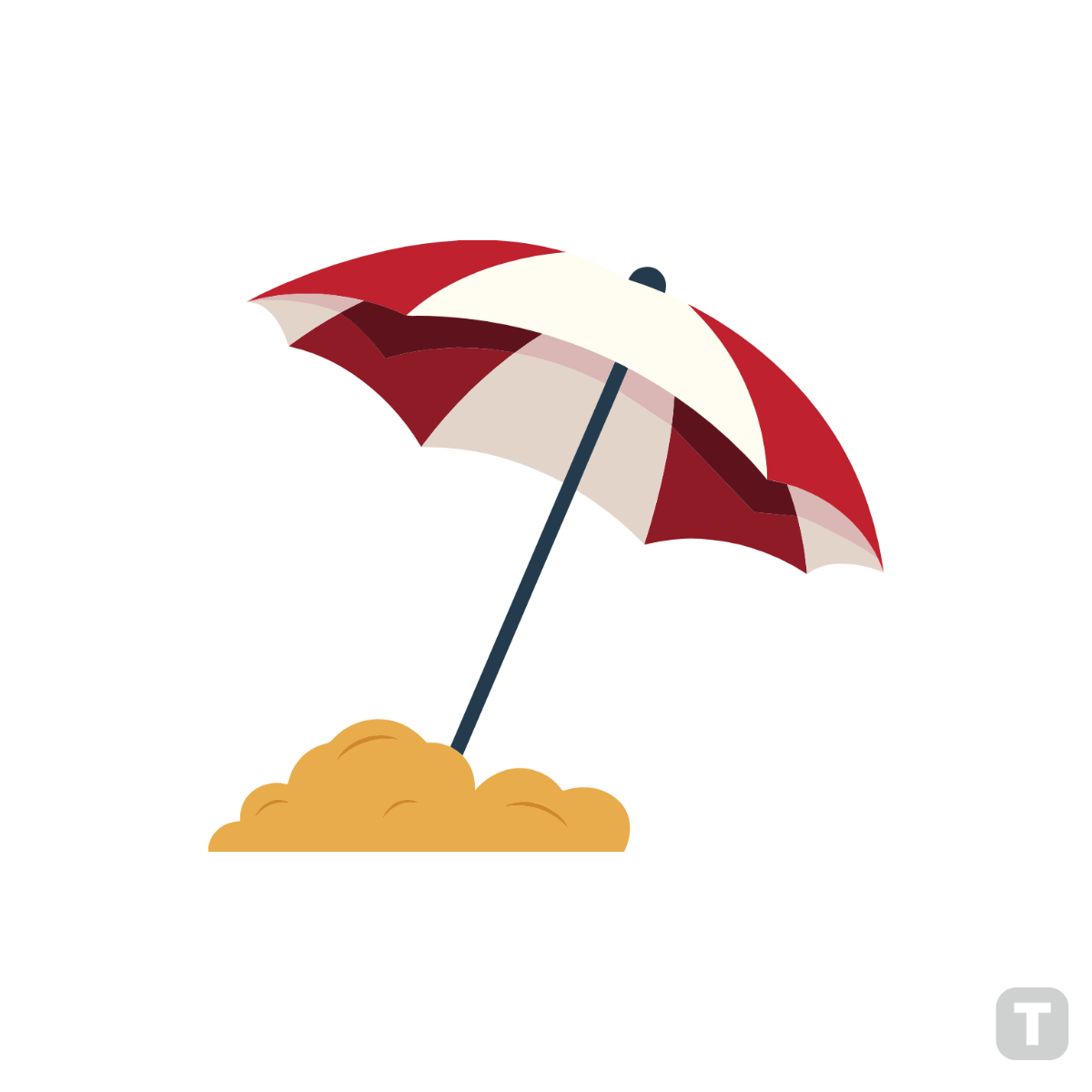 Free Beach Umbrella Clipart Template - Edit Online & Download