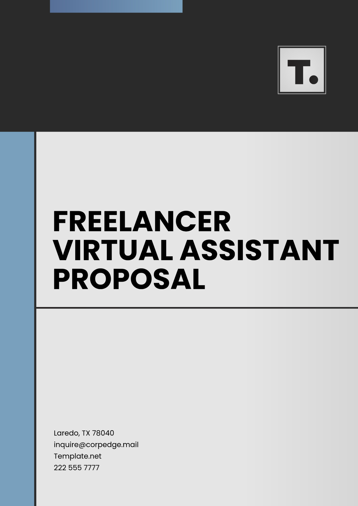 Freelancer Virtual Assistant Proposal Template - Edit Online & Download