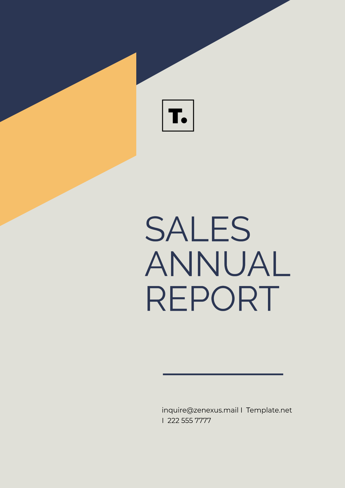 Sales Annual Report Template - Edit Online & Download