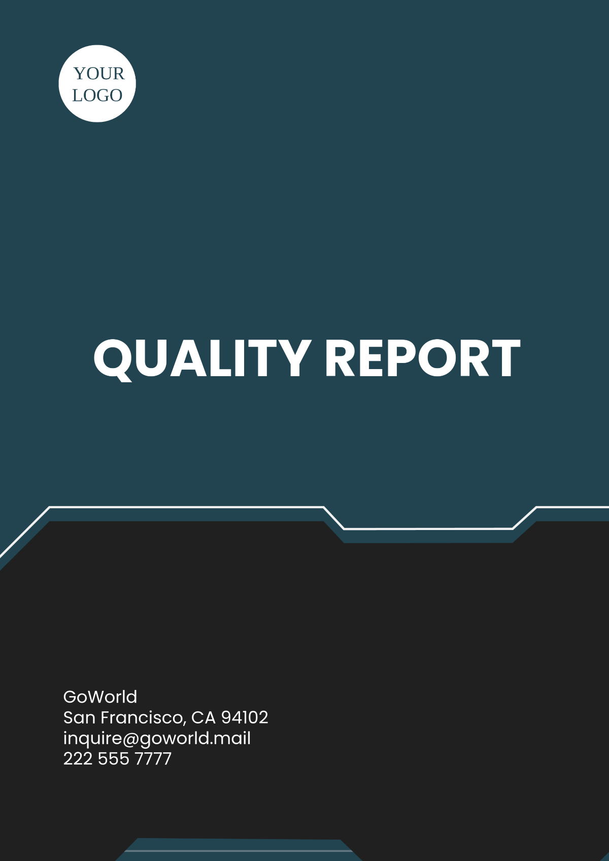 Quality Report  Template - Edit Online & Download