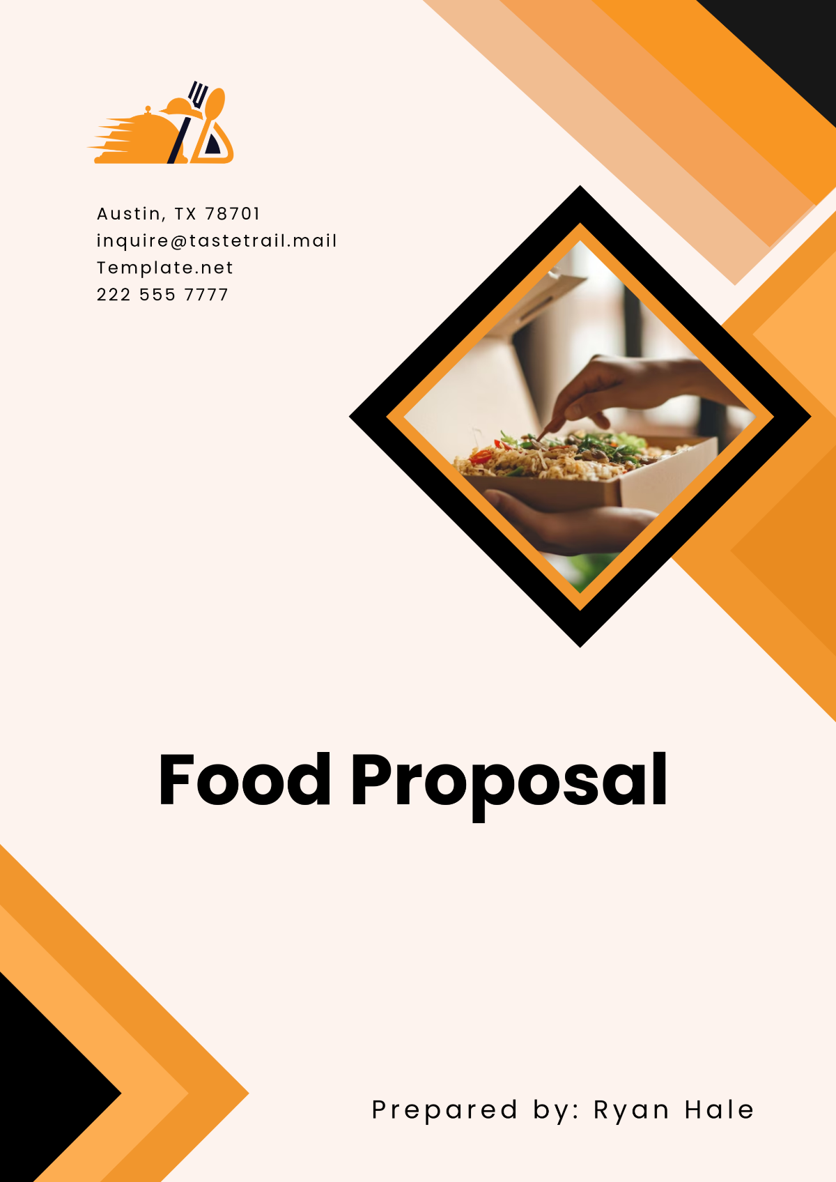 Food Proposal Template - Edit Online & Download