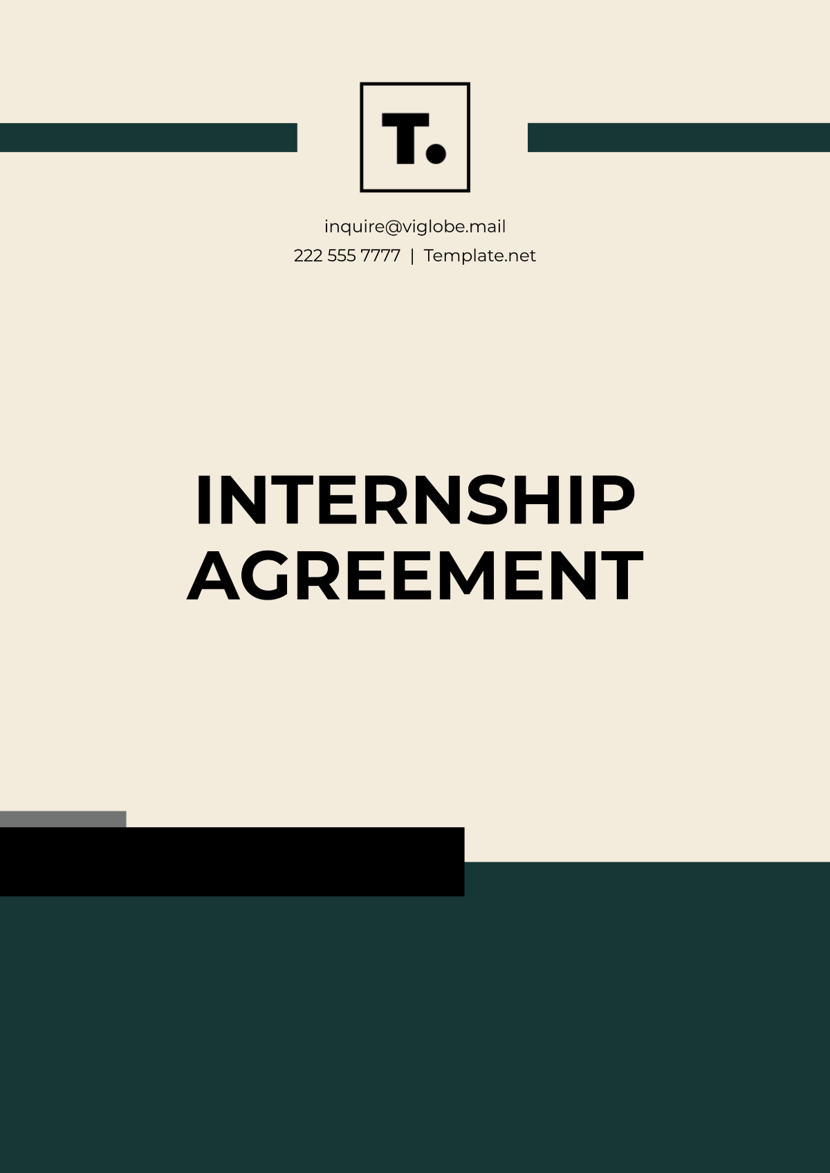 Sample Internship Agreement Template - Edit Online & Download