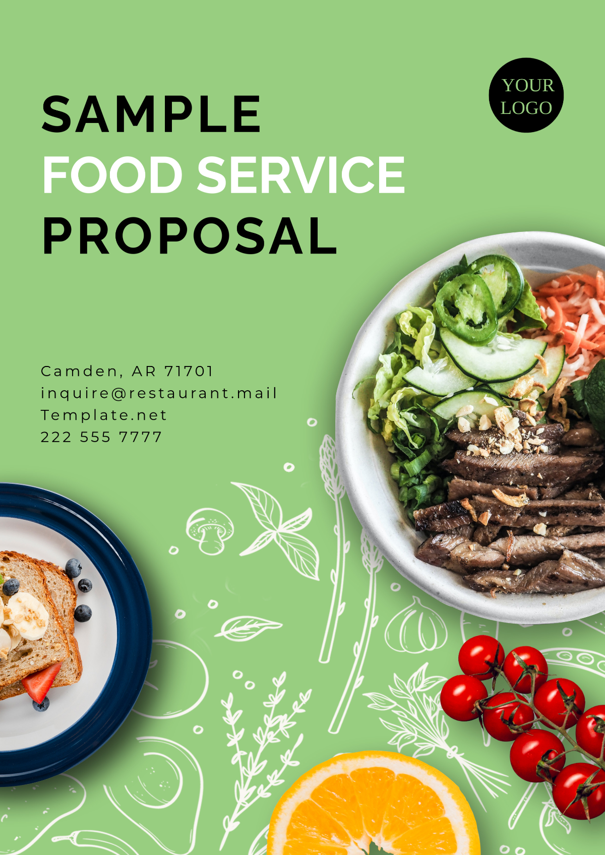 Sample Food Service Proposal Template - Edit Online & Download