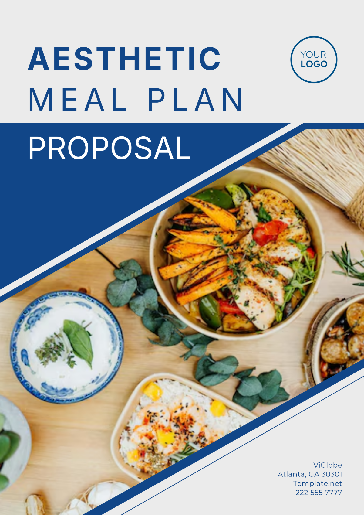 Aesthetic Meal Plan Proposal Template - Edit Online & Download