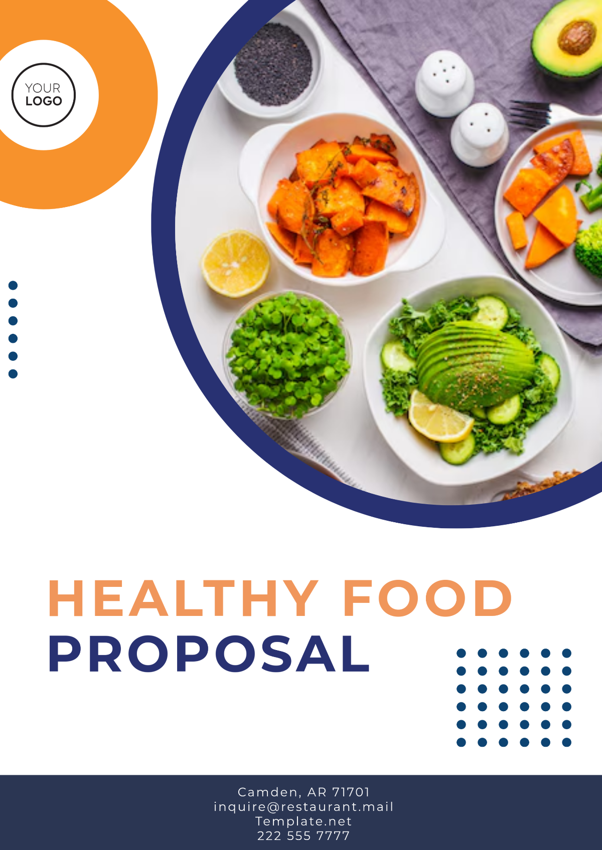 Free Healthy Food Proposal Template Edit Online Download Template Net