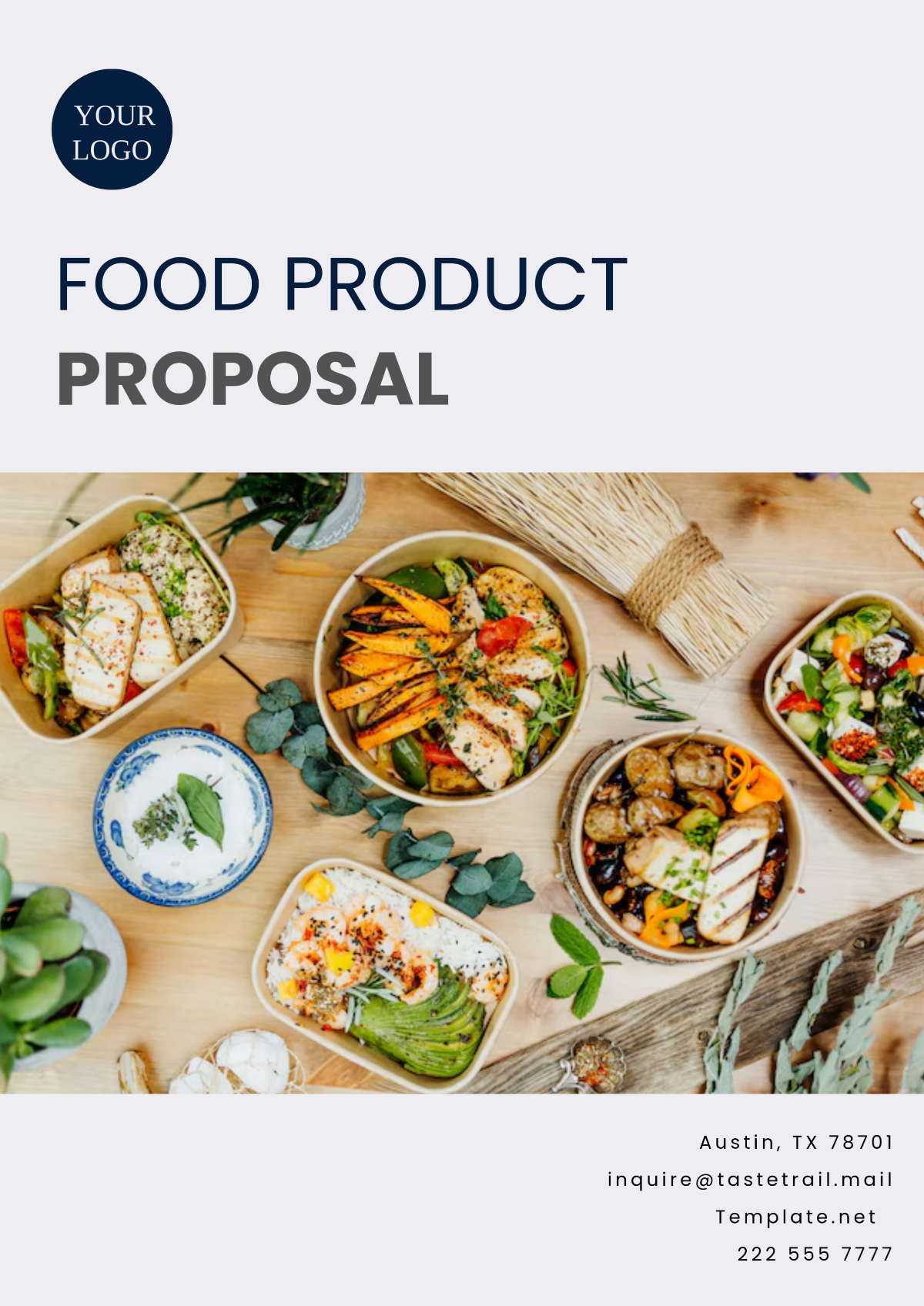 Food Product Proposal Template - Edit Online & Download