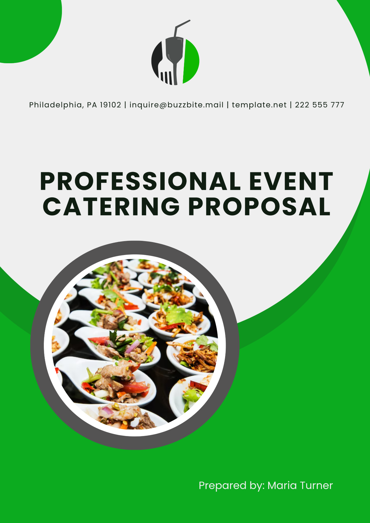 Free Professional Event Catering Proposal Template Edit Online Download Template Net