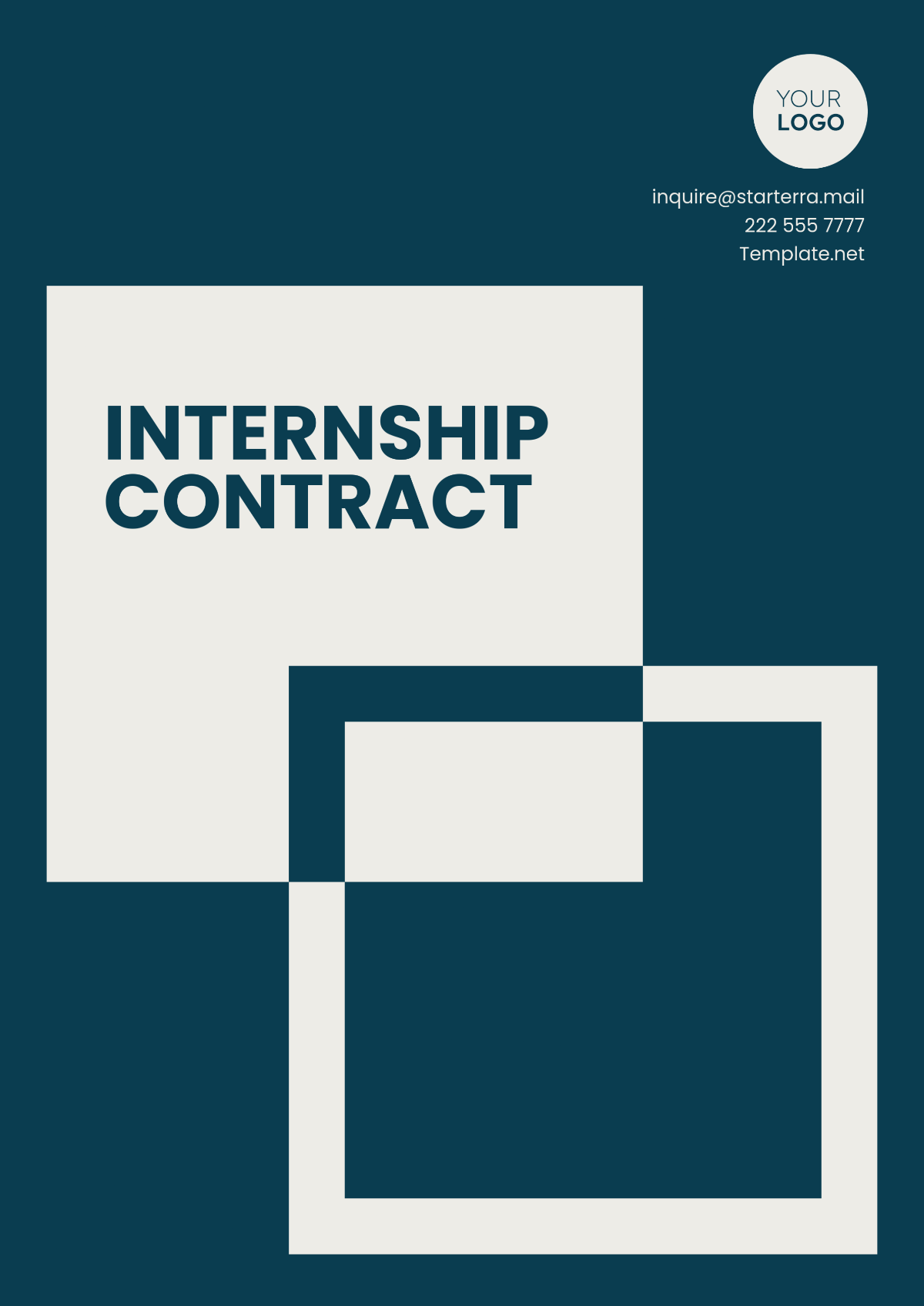 Simple Internship Contract Template - Edit Online & Download