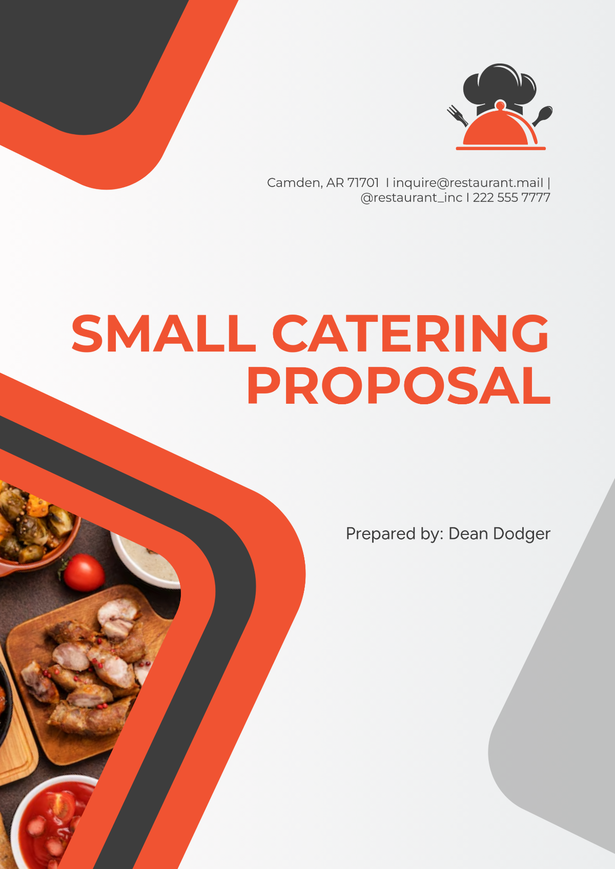 Small Catering Proposal Template - Edit Online & Download