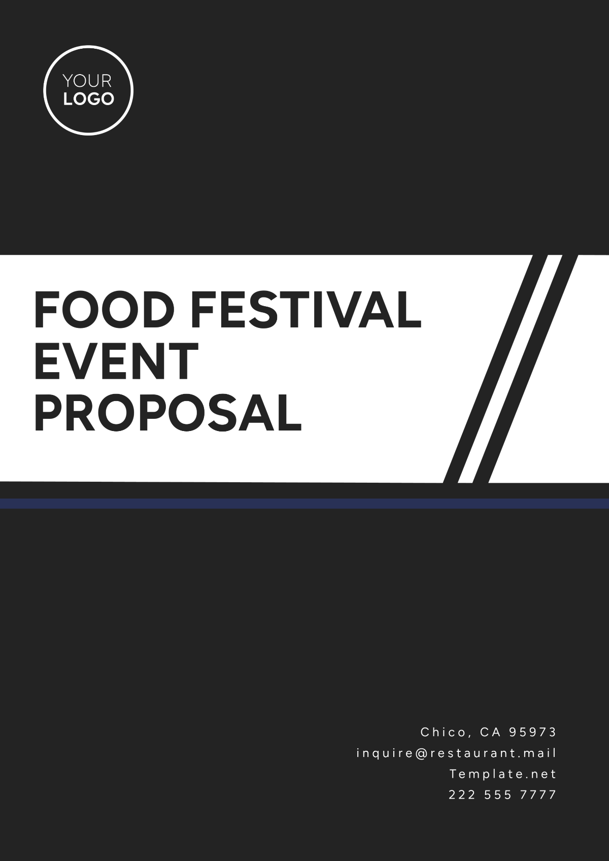 Food Festival Event Proposal Template - Edit Online & Download