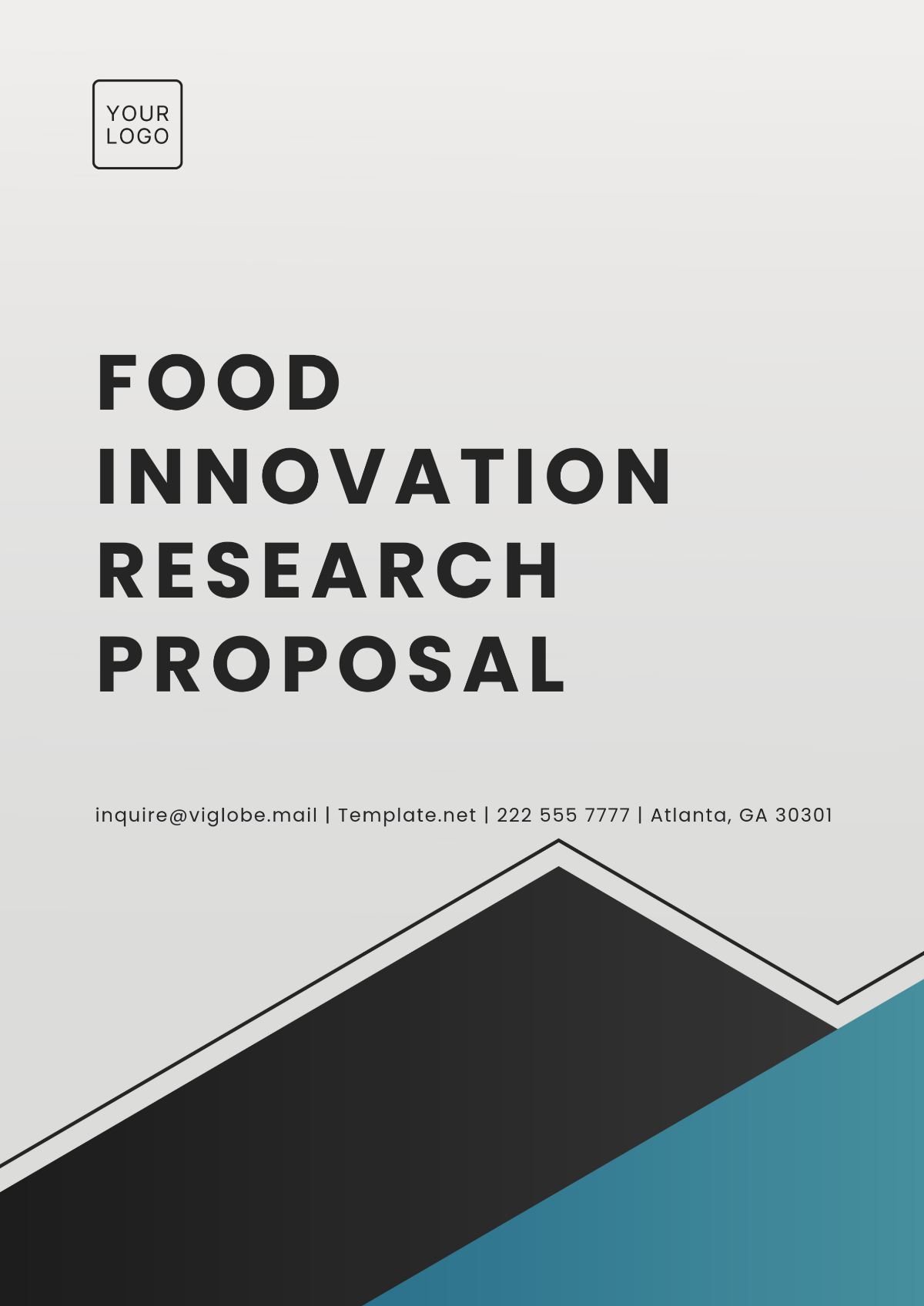 Food Innovation Research Proposal Template - Edit Online & Download